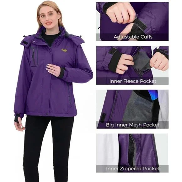 Women's Mountain Waterproof Ski Jacket – Women's Mountain Jacket - Picture 6 of 7